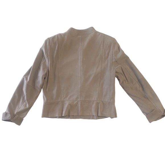 Suede Lightweight Snap Front Jacket - Picture 5 of 8